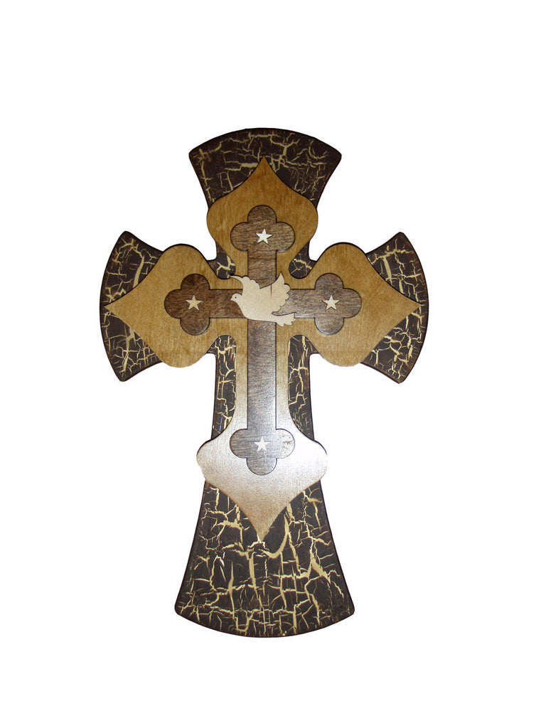 30PCS Unfinished Wooden Crosses Bulk Wooden Cross Ornaments for
