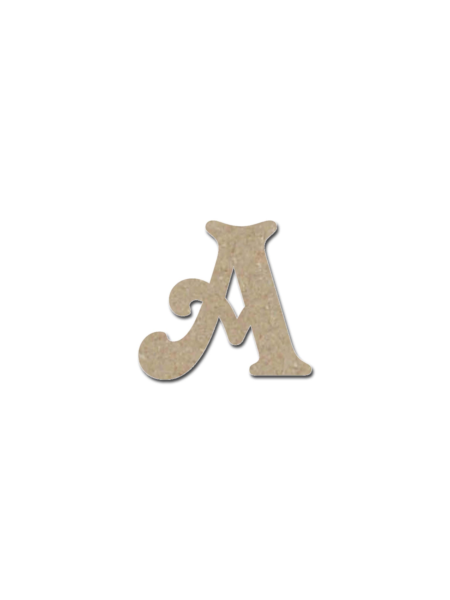 Generic 124 Pieces Wooden Letters Full Alphabet Wood Cutout